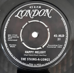 The String-A-Longs - Happy Melody / Heartaches (45-RPM)