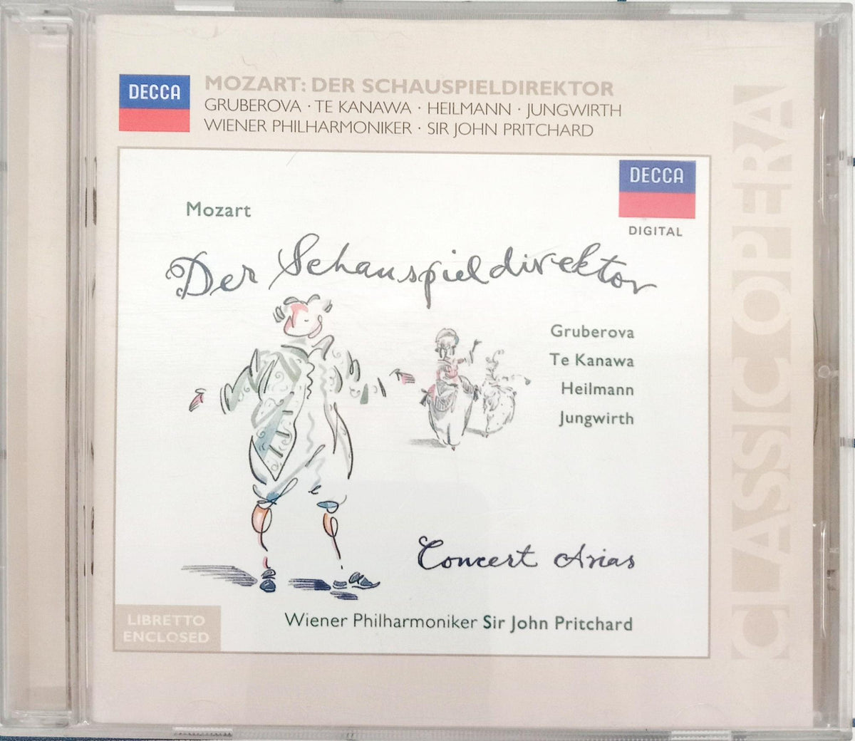 Mozart*, Wiener Philharmoniker, Sir John Pritchard - Der Schauspieldirektor / Concert Arias (CD)