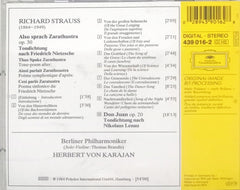 Richard Strauss, Berliner Philharmoniker, Herbert von Karajan – Also Sprach Zarathustra  -  Ainsi Parlait Zarathoustra • Don Juan (CD)