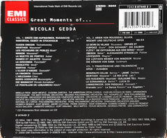 Nicolai Gedda - Great Moments Of  (CD)