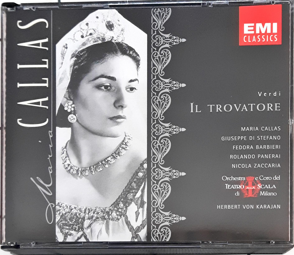 Verdi* - Maria Callas, Giuseppe di Stefano, Fedora Barbieri, Rolando Panerai, Nicola Zaccaria, Orchestra* E Coro Del Teatro Alla Scala Di Milano*, Herbert von Karajan - Il Trovatore (CD)