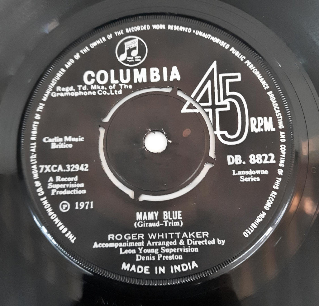 Roger Whittaker - Mamy Blue (45-RPM)