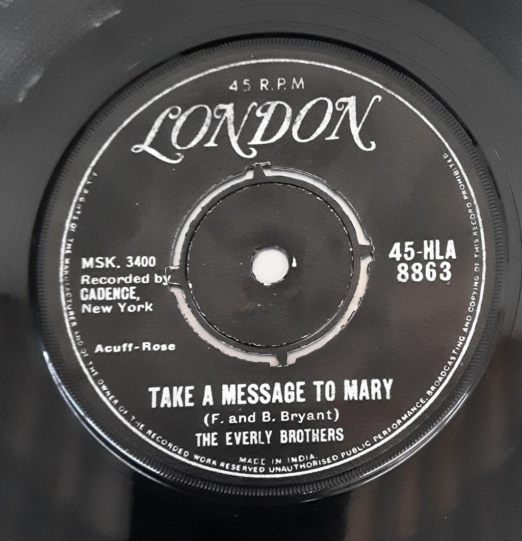 The Everly Brothers - Take A Message To Mary (45-RPM)