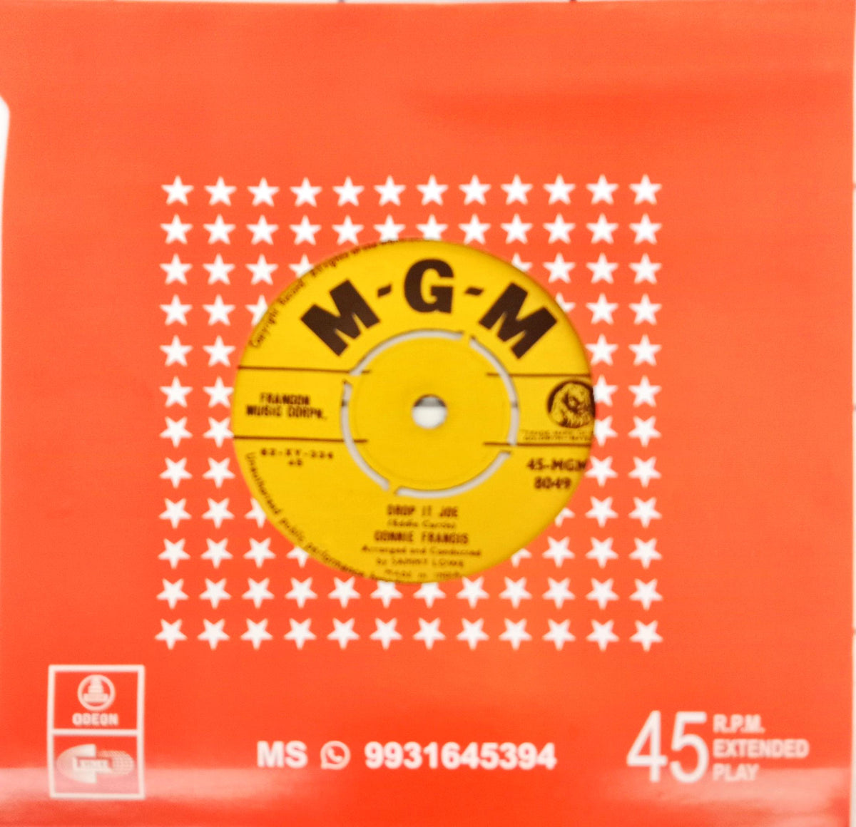 Connie Francis -  Don't Break The Heart (45-RPM)