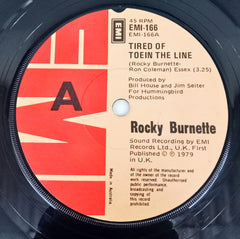 Rocky Burnette - Tired Of Toein The Line (45-RPM)