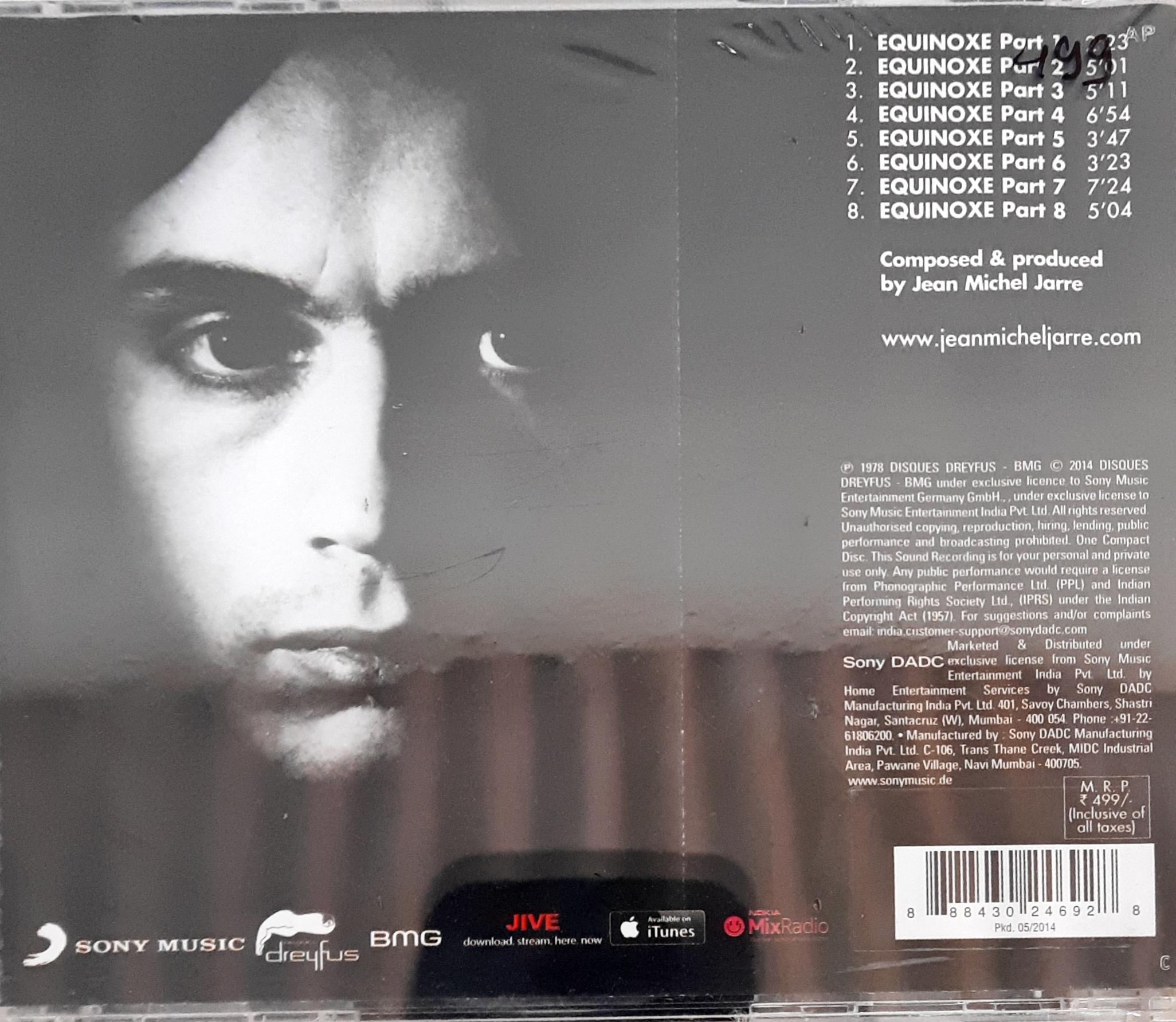 Jean Michel Jarre - Equinoxe (CD)