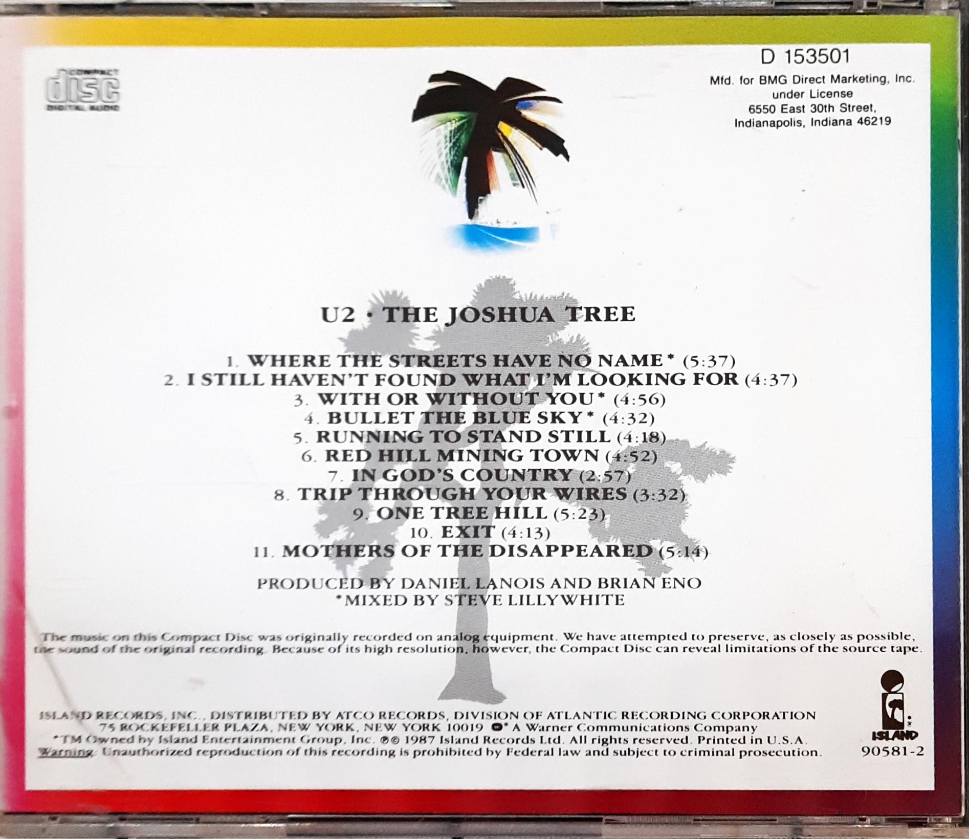 U2 - The Joshua Tree (CD)