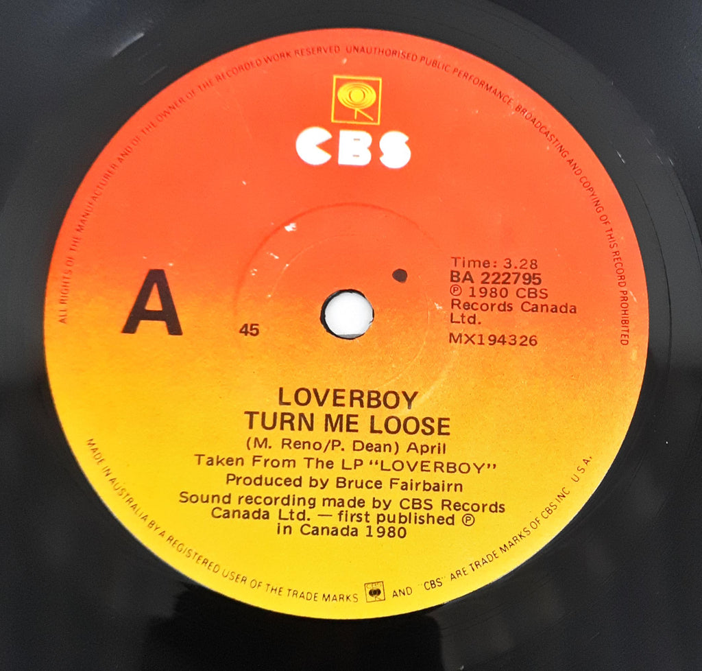 Loverboy - Turn Me Loose (45-RPM)