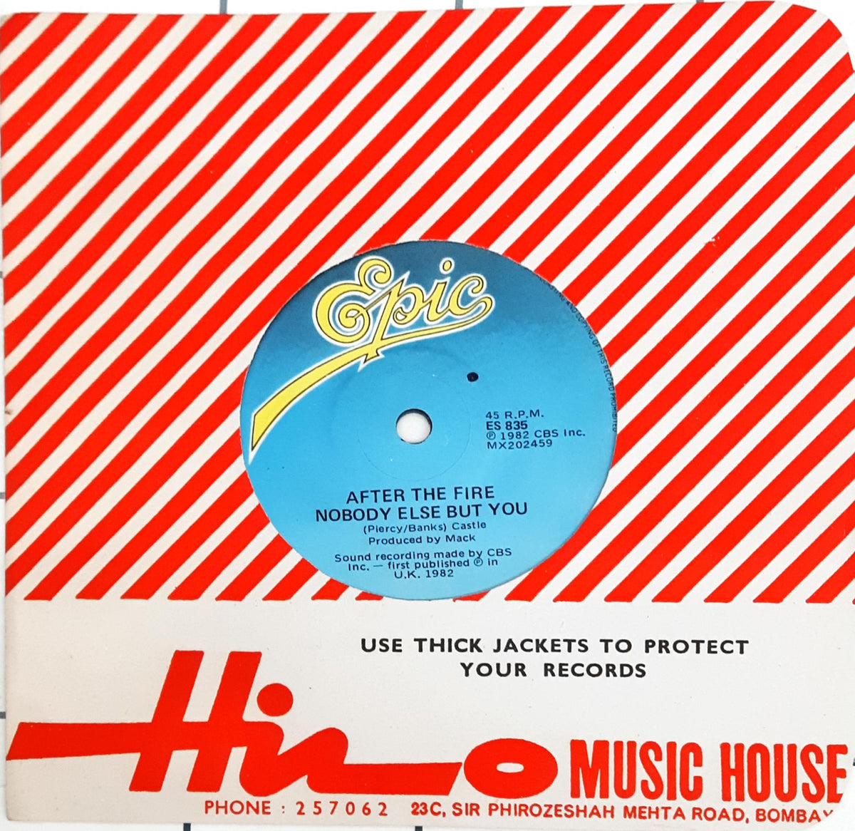 After The Fire - Der Kommissar (45-RPM)