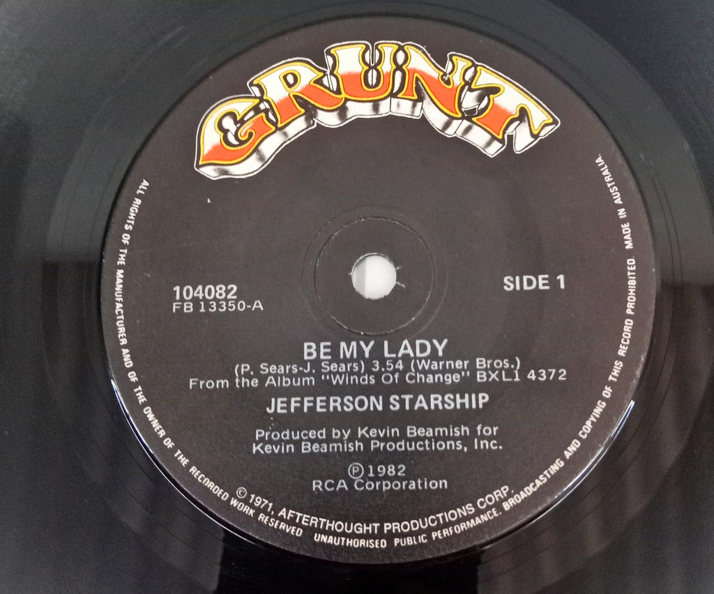 Jefferson Starship - Be My Lady (45-RPM)