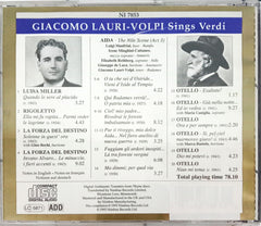 Giacomo Lauri-Volpi -  Lauri-Volpi Sings Verdi (CD)