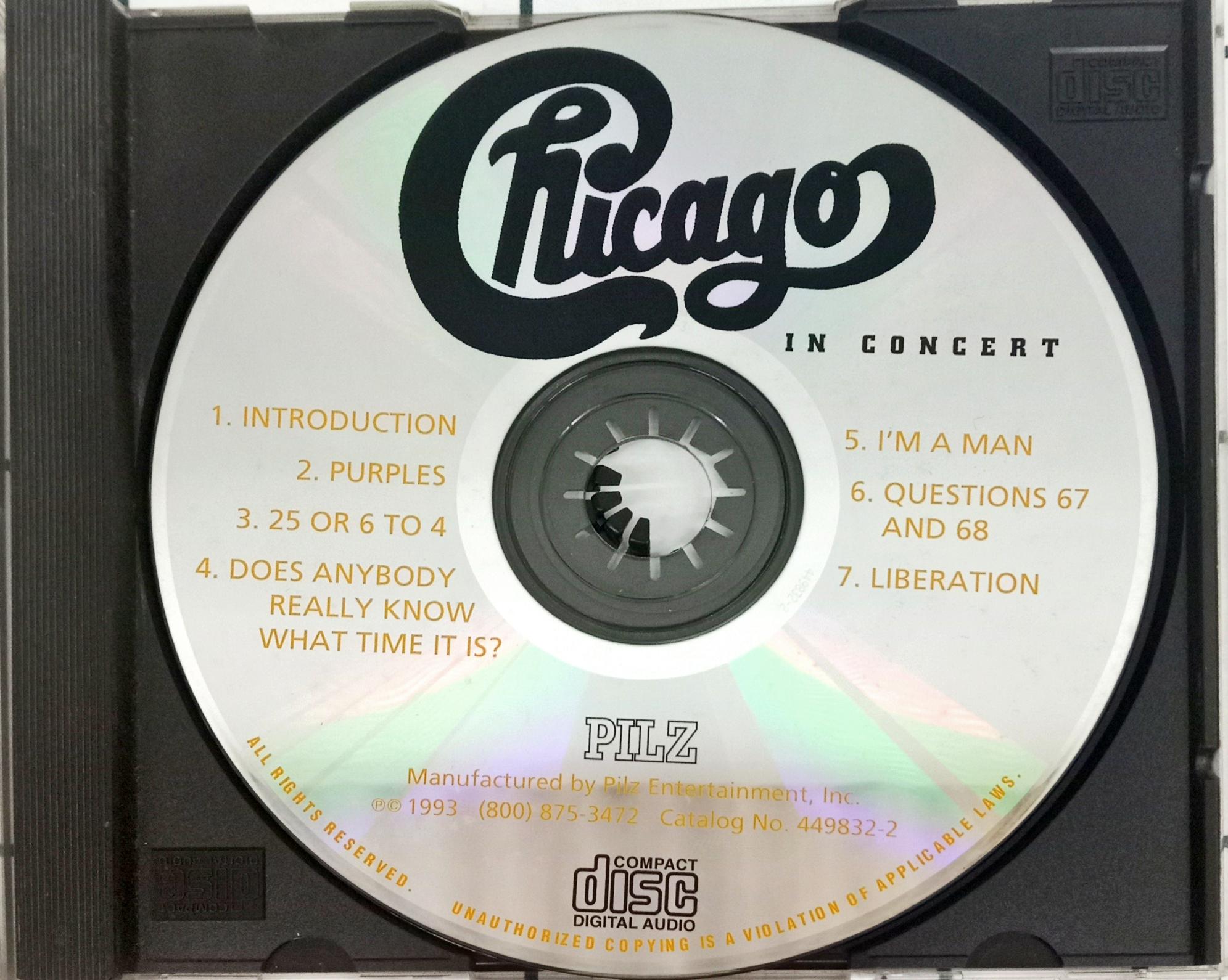 Chicago - Chicago In Concert (CD)