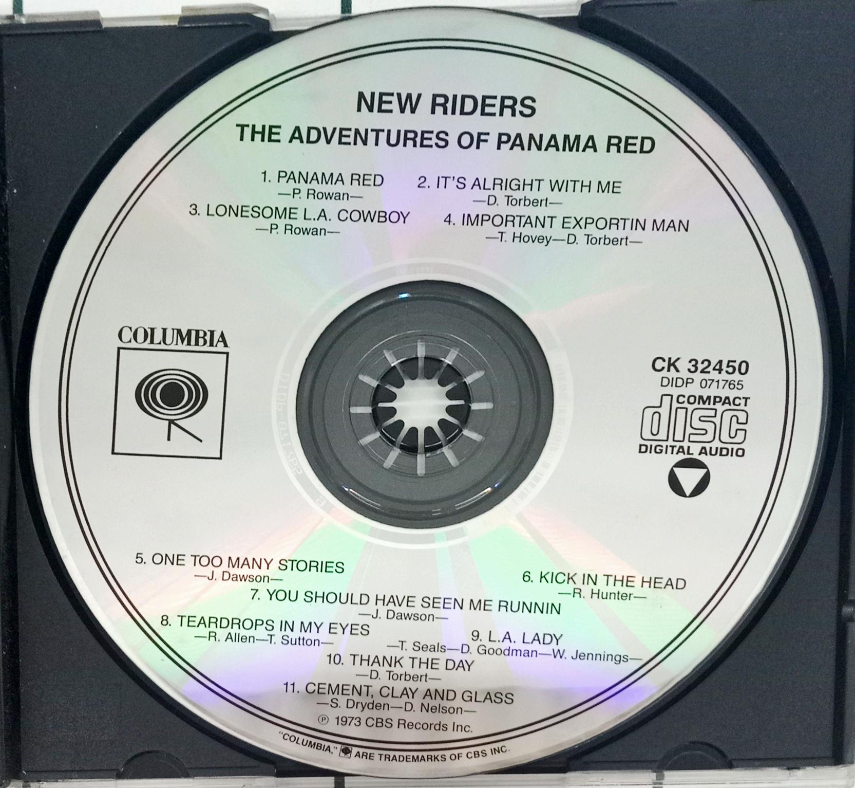 New Riders Of The Purple Sage - The Adventures Of Panama Red (CD)