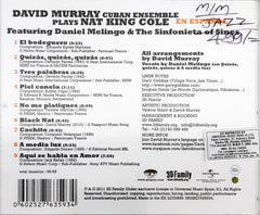 David Murray Cuban Ensemble - David Murray Cuban Ensemble Plays Nat King Cole En Español (CD)