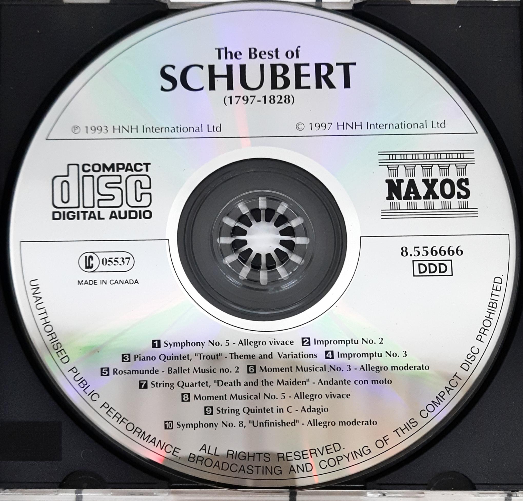 Schubert - The Best Of Schubert (CD)