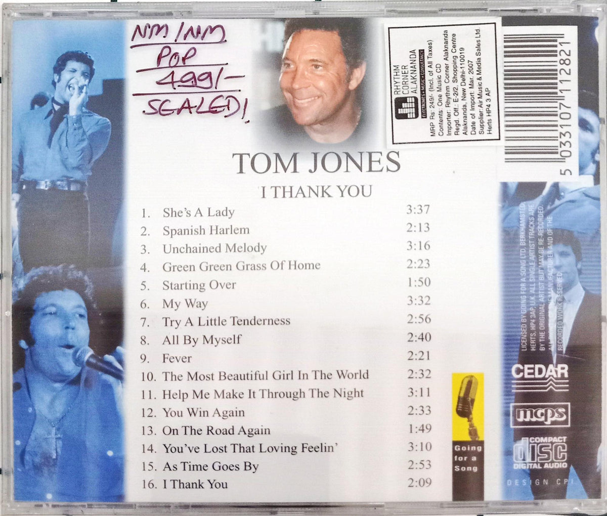 Tom Jones -  I Thank You (CD)