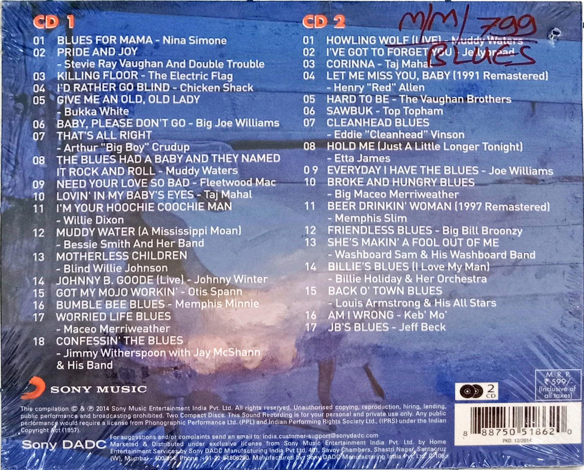 Moods For -  Blues  (CD)