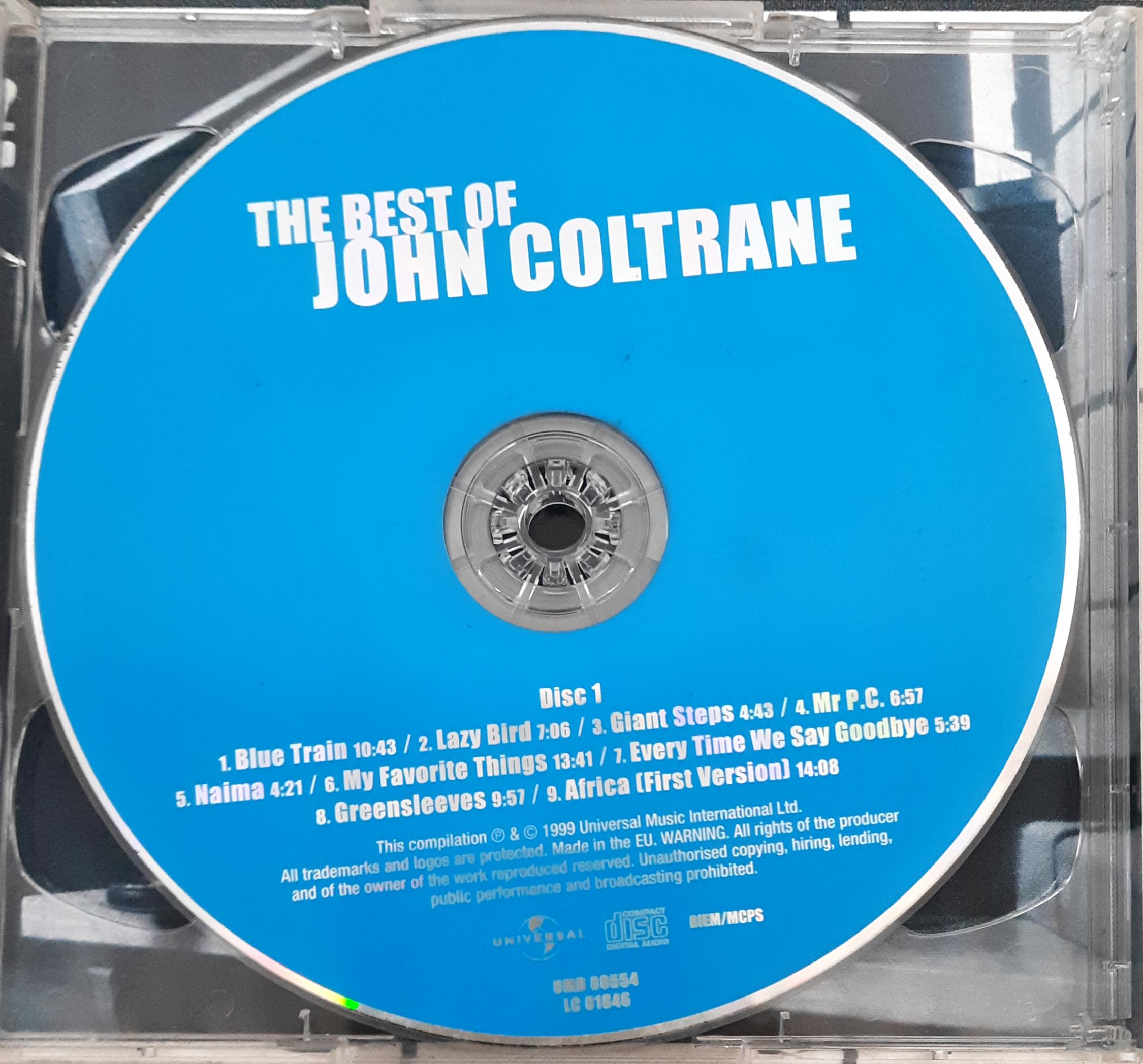 John Coltrane -  The Best Of John Coltrane (CD)