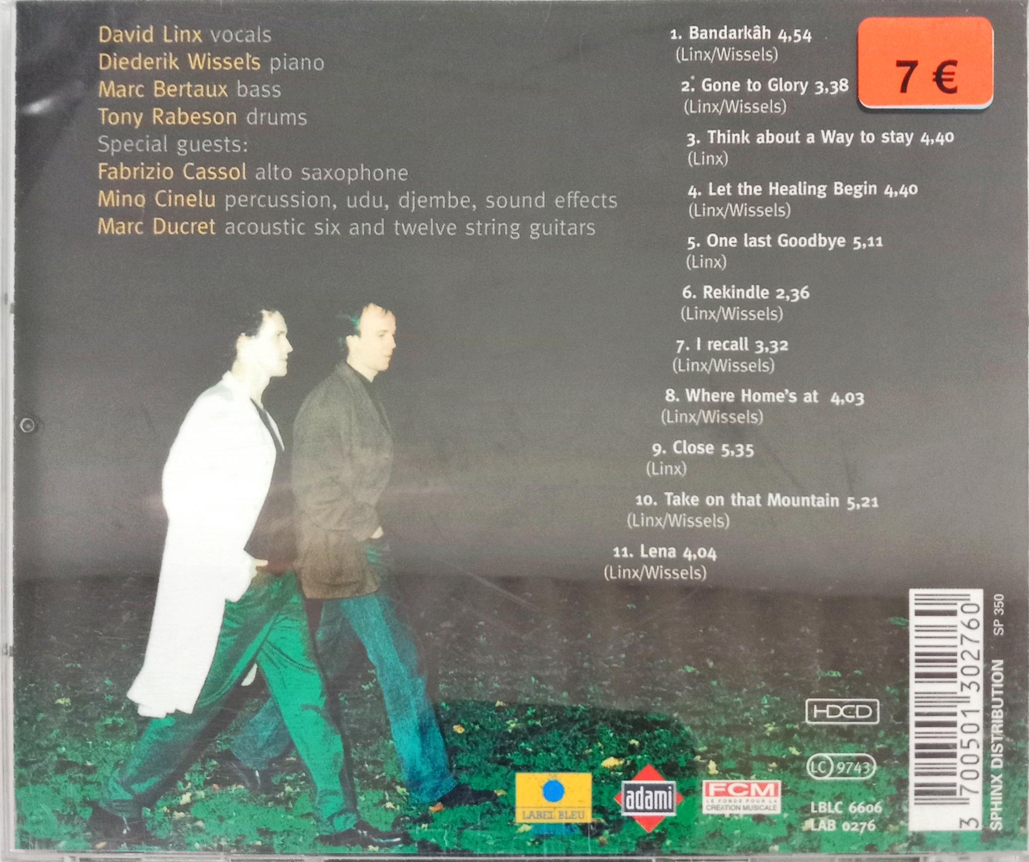 David Linx - Diederik Wissels - Bandarkâh (CD)