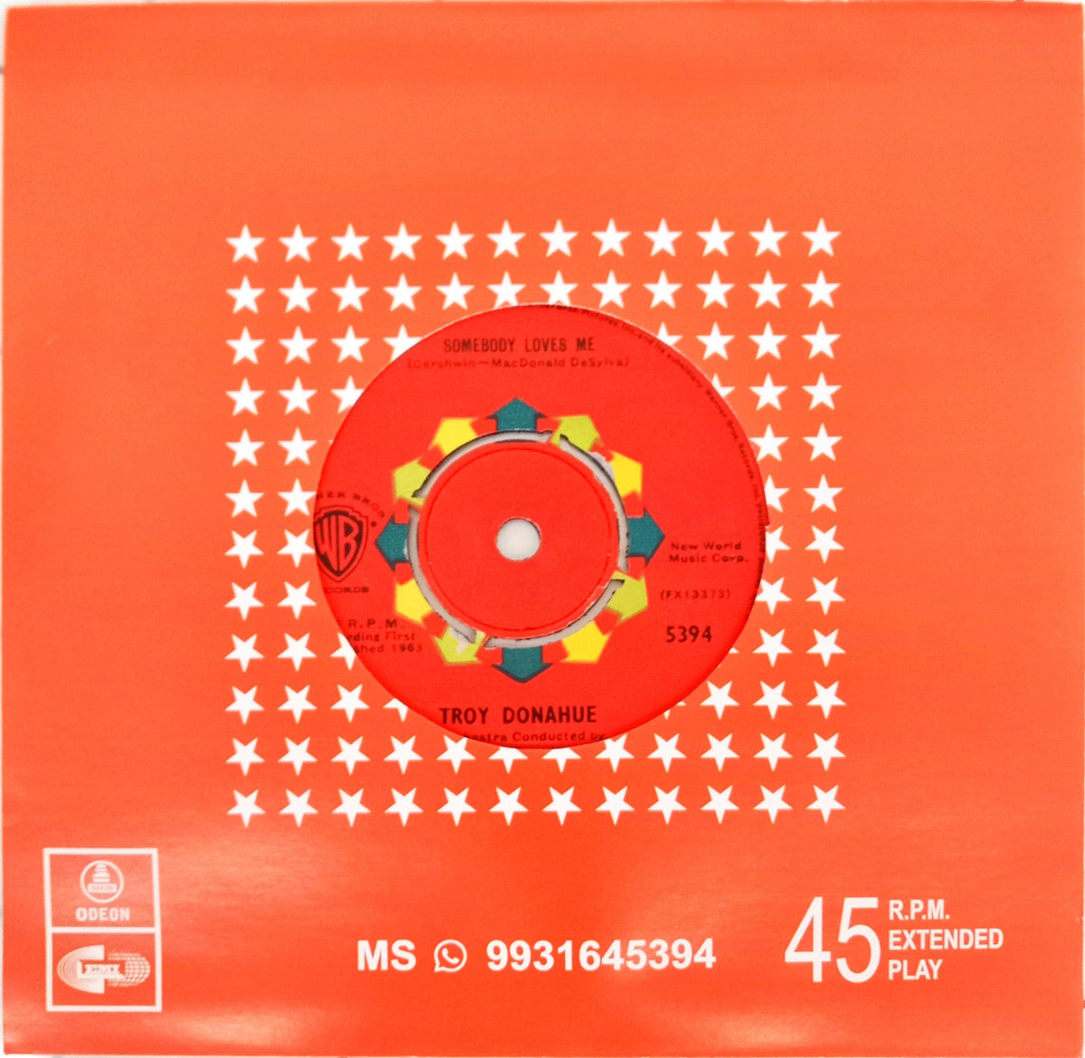 Troy Donahue - Live Young / Somebody Loves Me (45-RPM)