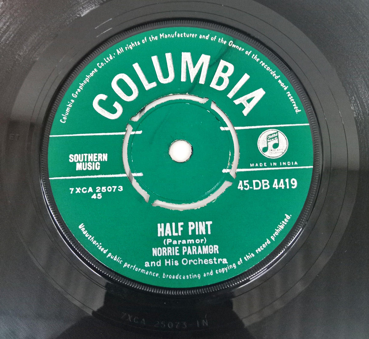 Norrie Paramor And His Orchestra  - Theme From "Summer Place" (45-RPM)