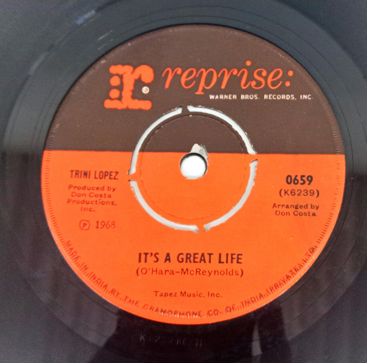 Trini Lopez - Sally Was A Good Old Girl (45-RPM)