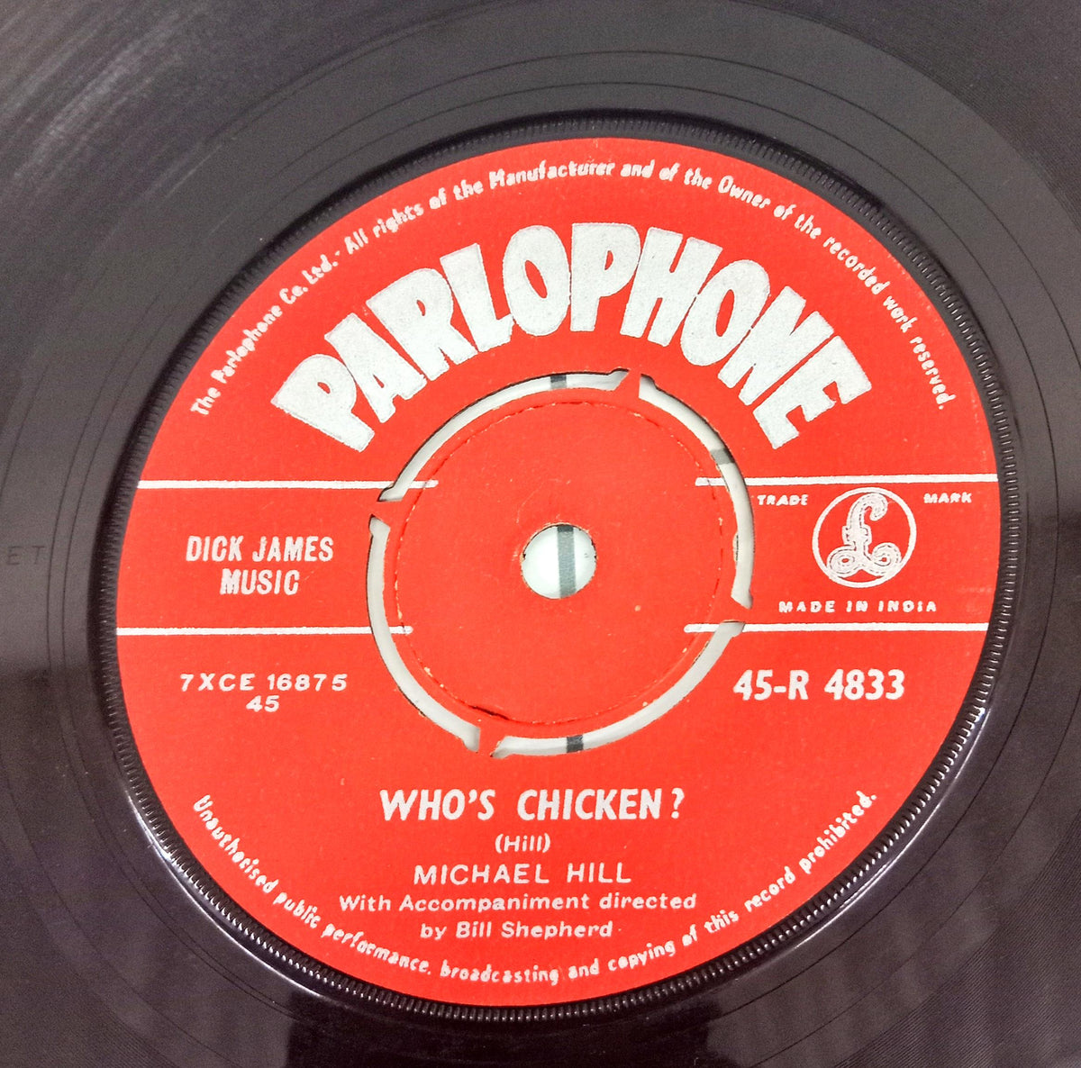 Michael Hill  -  Who's Chicken (45-RPM)