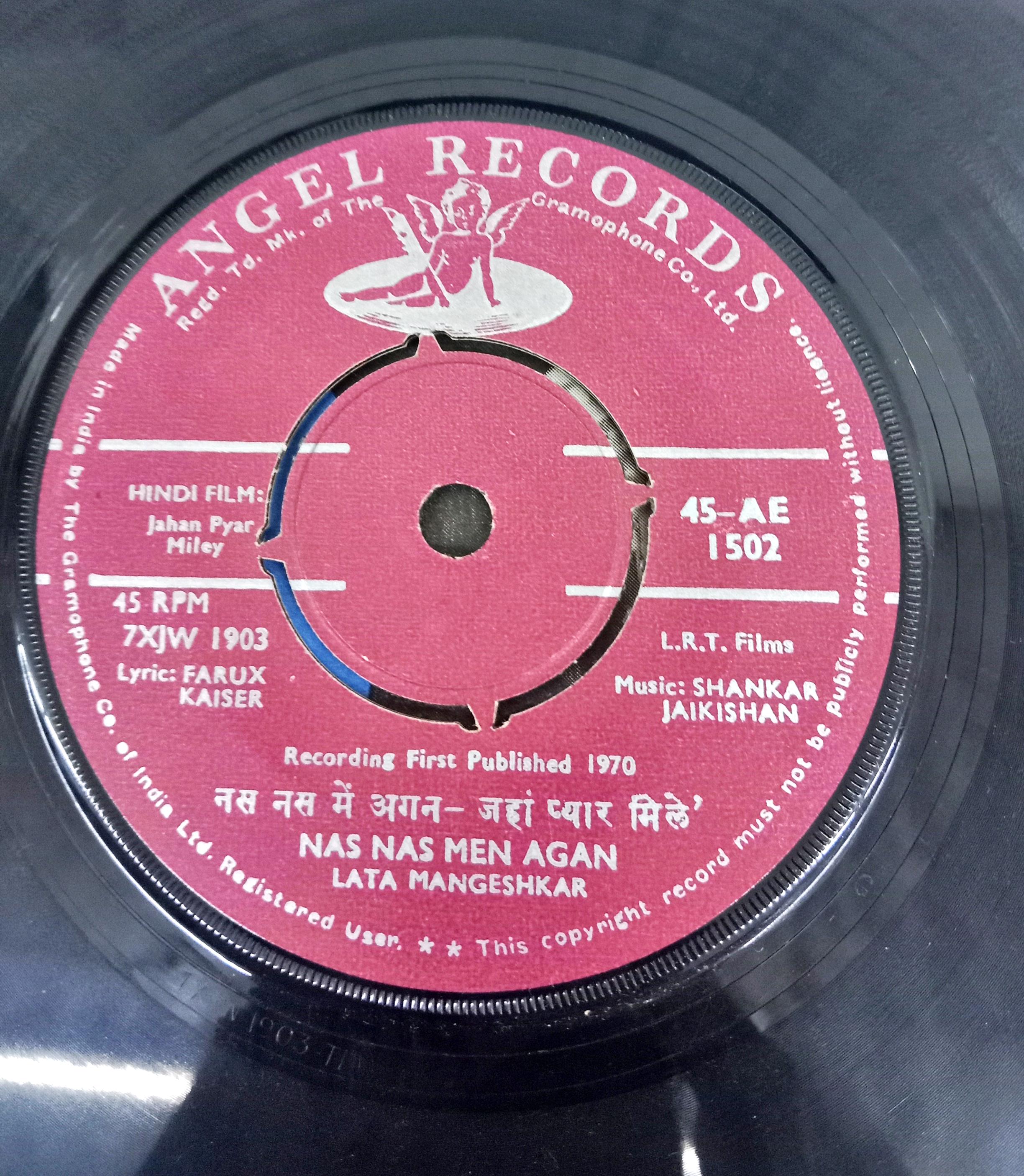 Shankar Jaikishan -  Jahan Pyar Miley (45-RPM)