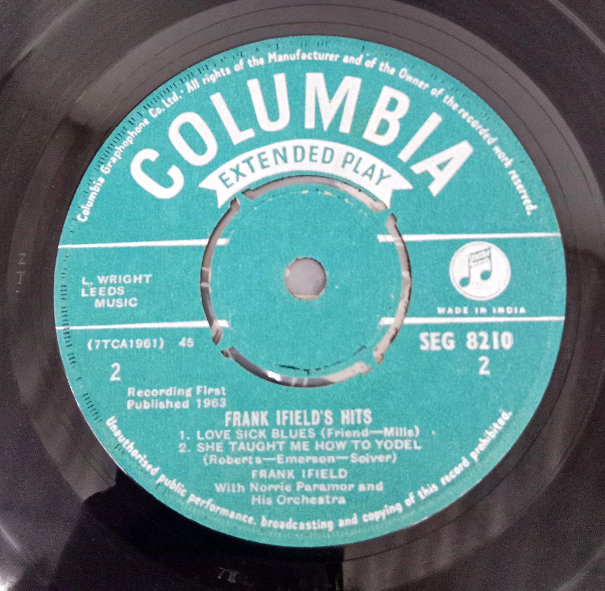 Frank Ifield -  Frank Ifield's Hits (45-RPM)