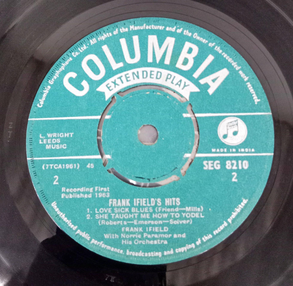 Frank Ifield -  Frank Ifield's Hits (45-RPM)