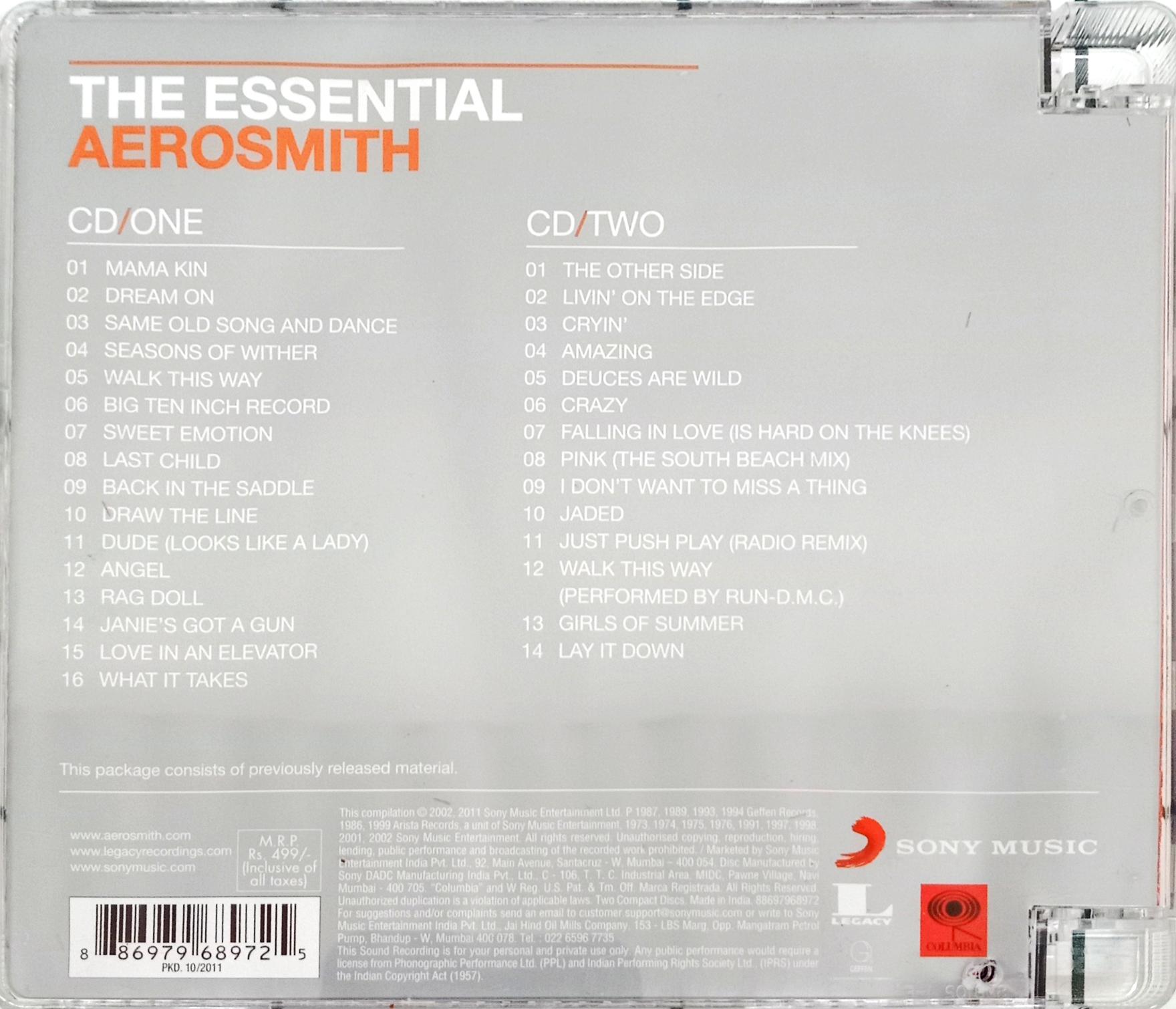 Aerosmith -  The Essential Aerosmith (CD)