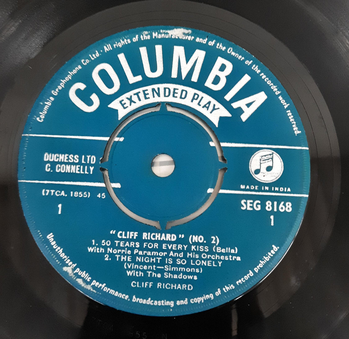 Cliff Richard & The Shadows - Poor Boy (45-RPM)