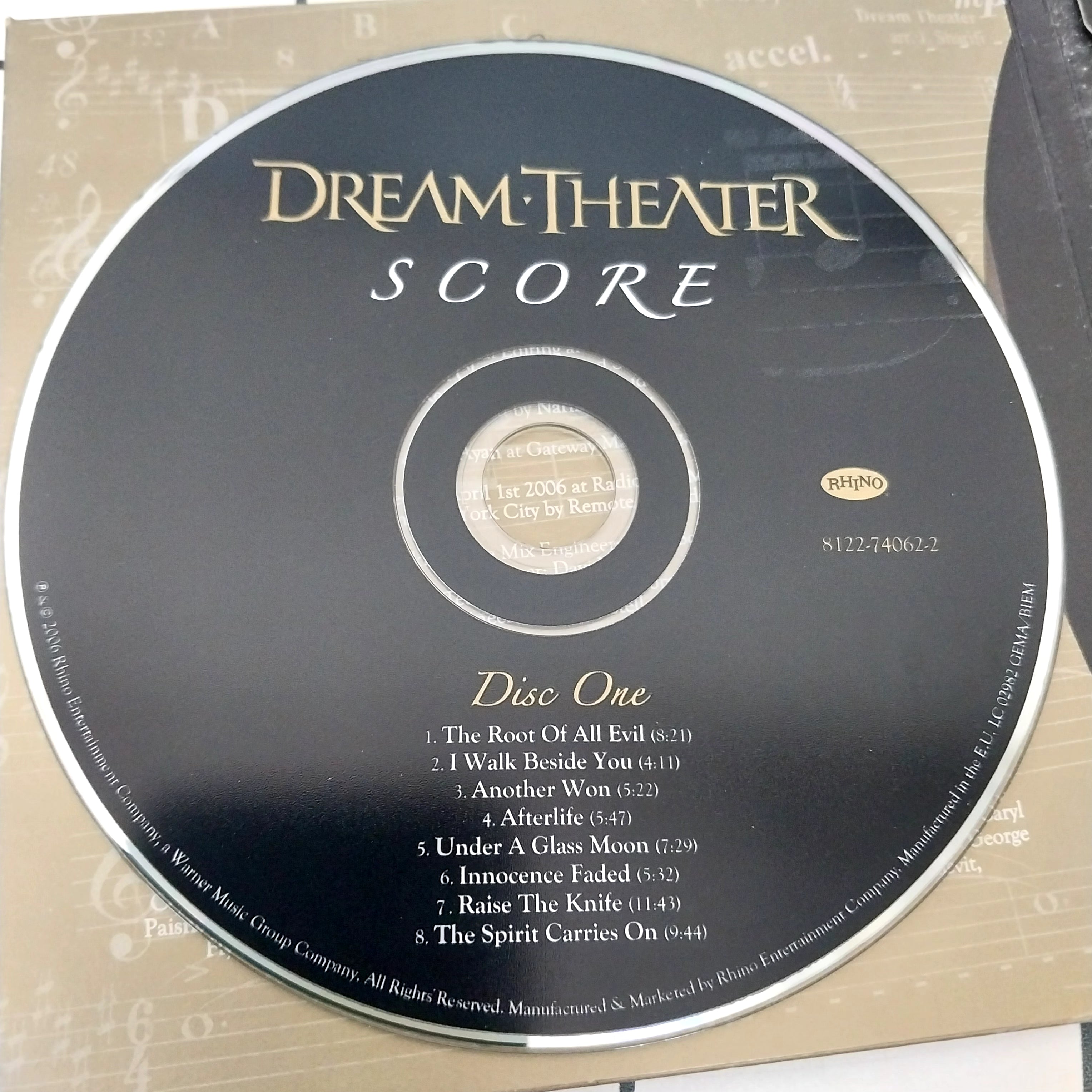 Dream Theater - Score (20th Anniversary World Tour) (CD) (3)