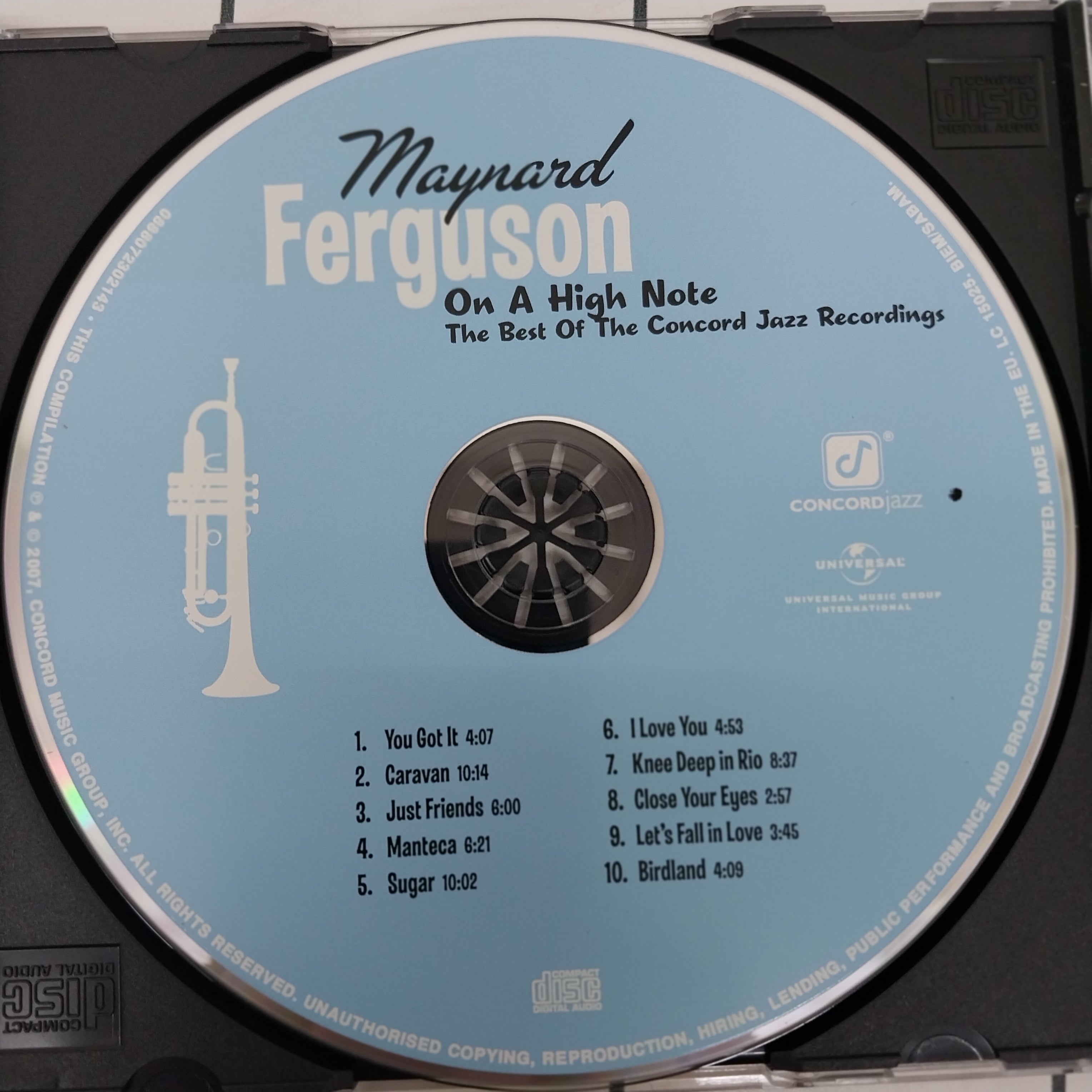 Maynard Ferguson - On A High Note - The Best Of Concord Jazz Recordings (CD)