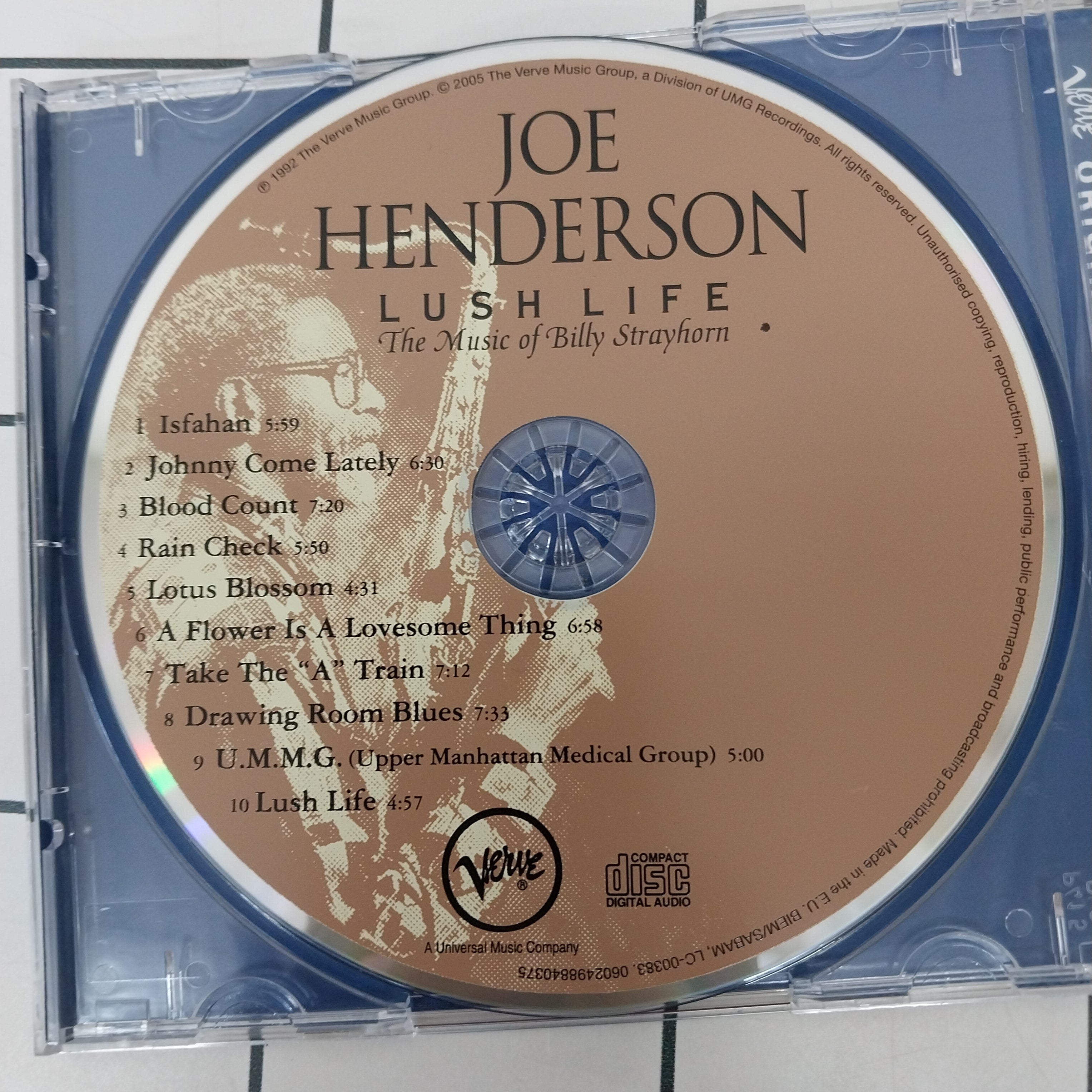 Joe Henderson - Lush Life (The Music Of Billy Strayhorn) (CD)