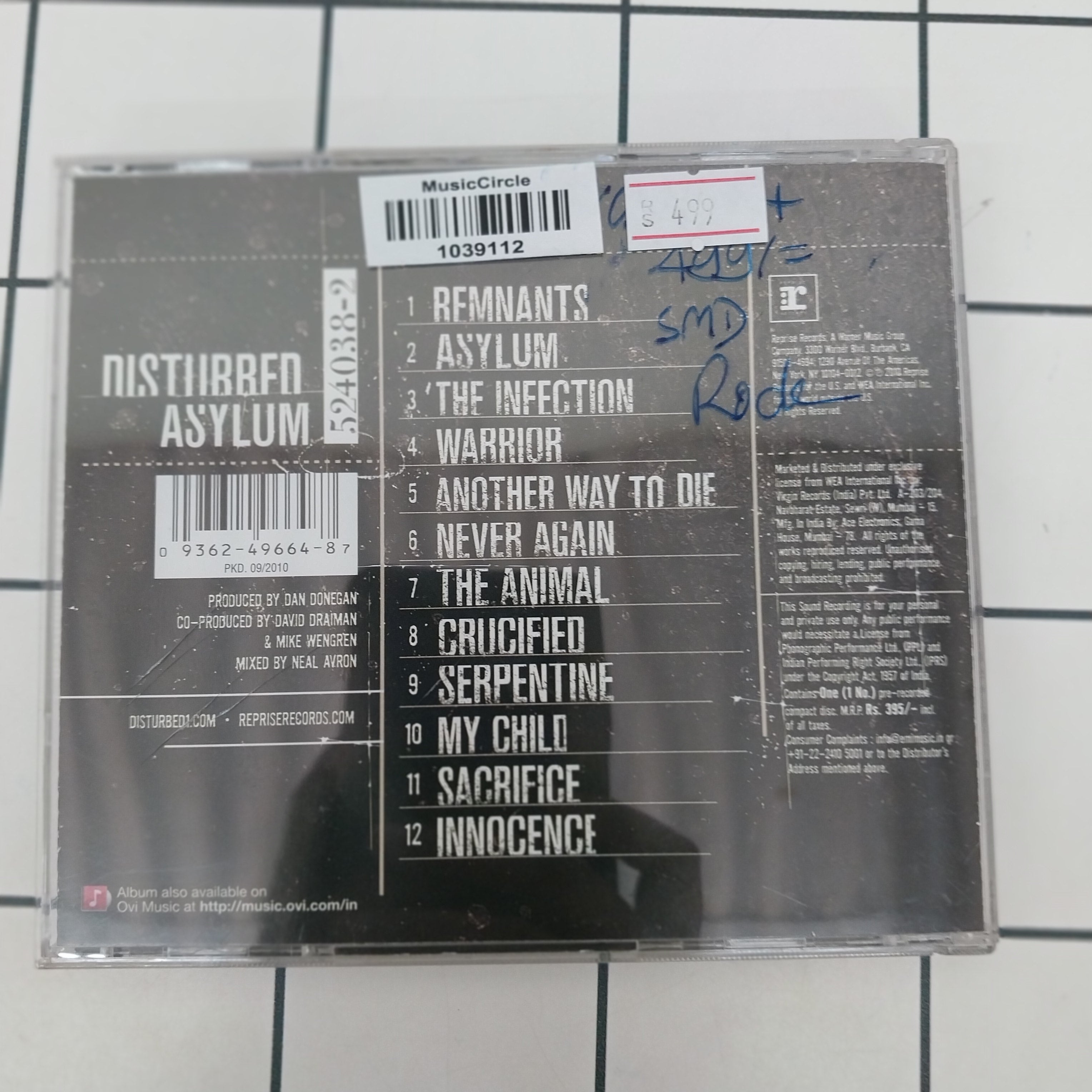 Disturbed - Asylum (CD)