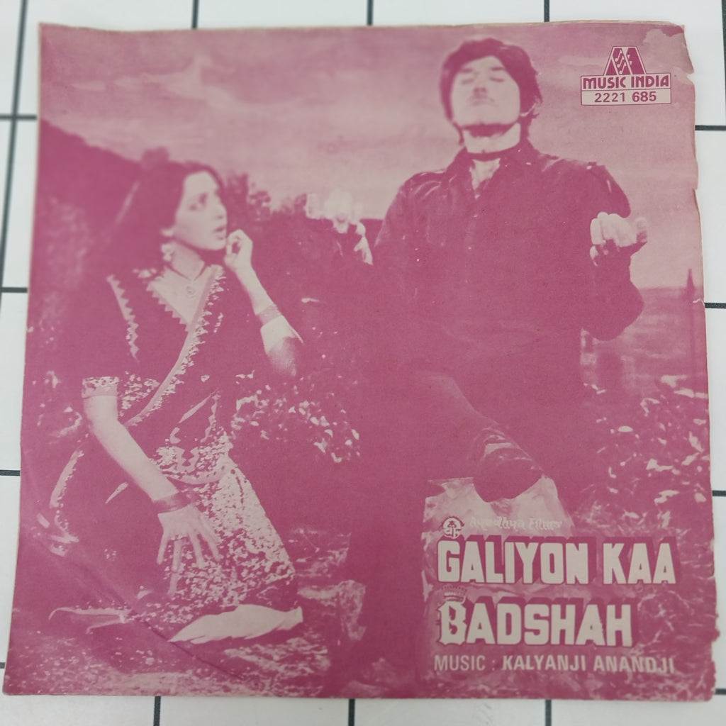 Kalyanji Anandji - Galiyon Kaa Badshan (45-RPM)