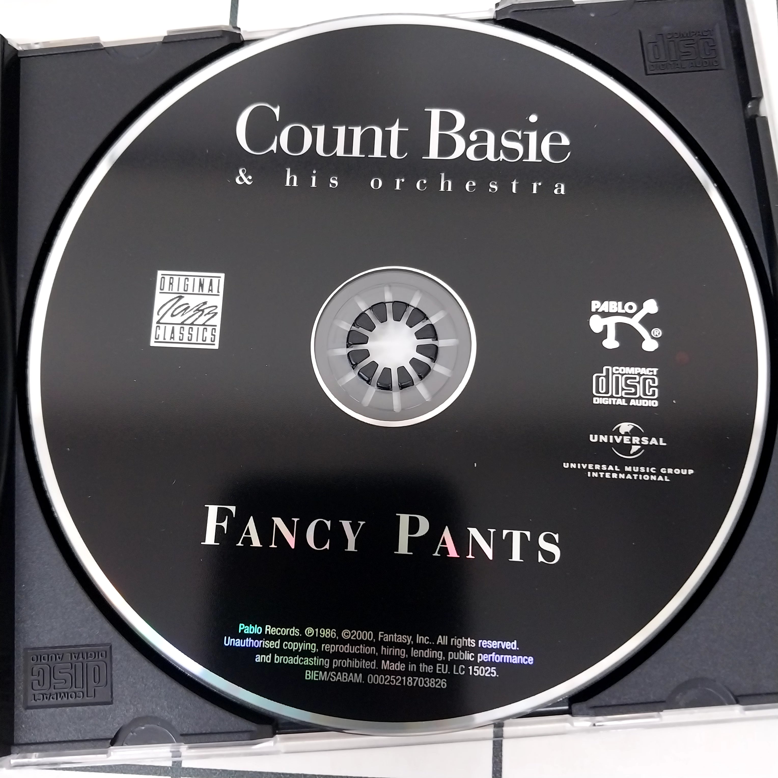 Count Basie Orchestra - "Fancy Pants" (CD)