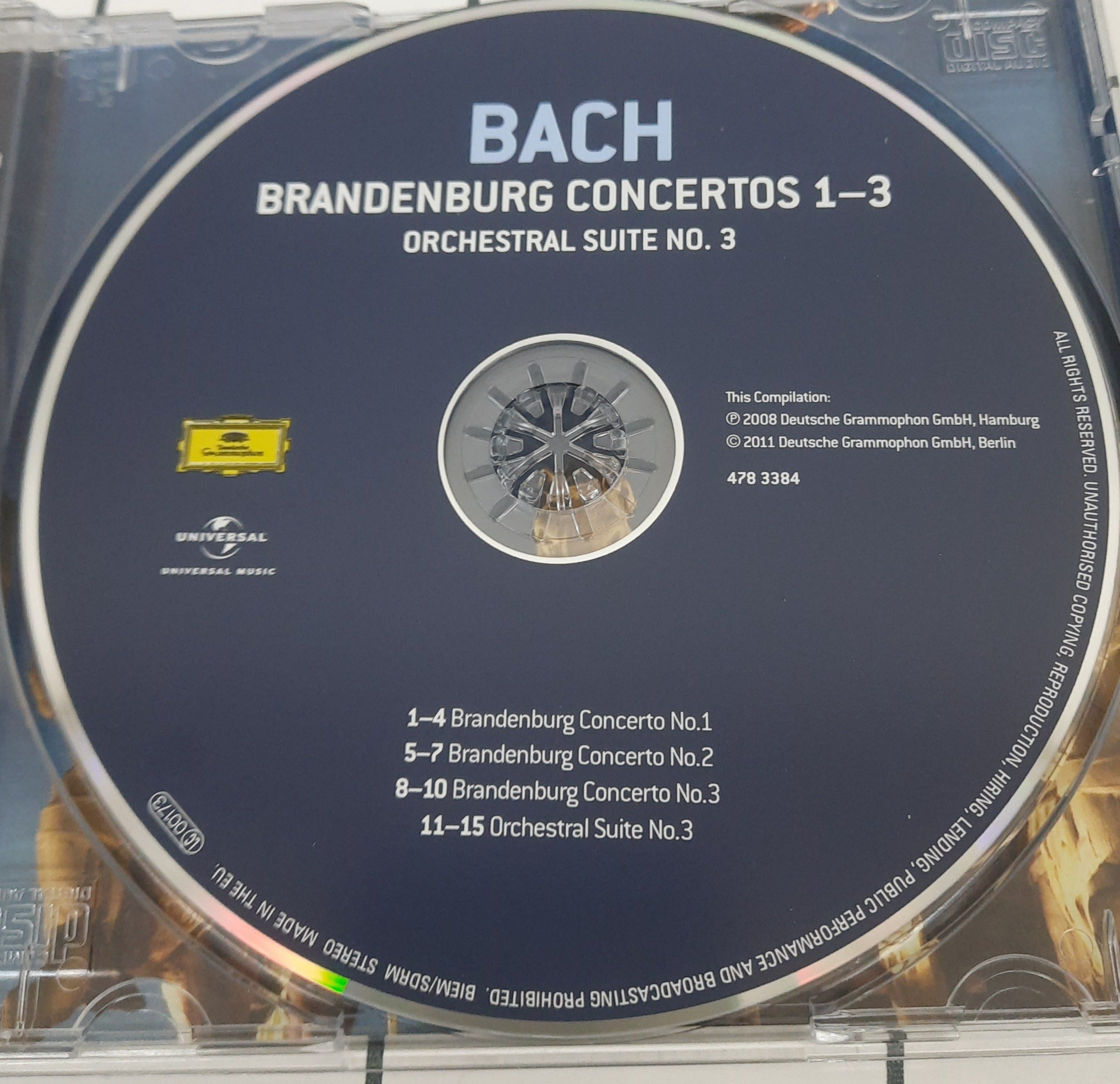 Johann Sebastian Bach, English Concert, The, Trevor Pinnock - Brandenburg Concertos 1 - 3 (CD)