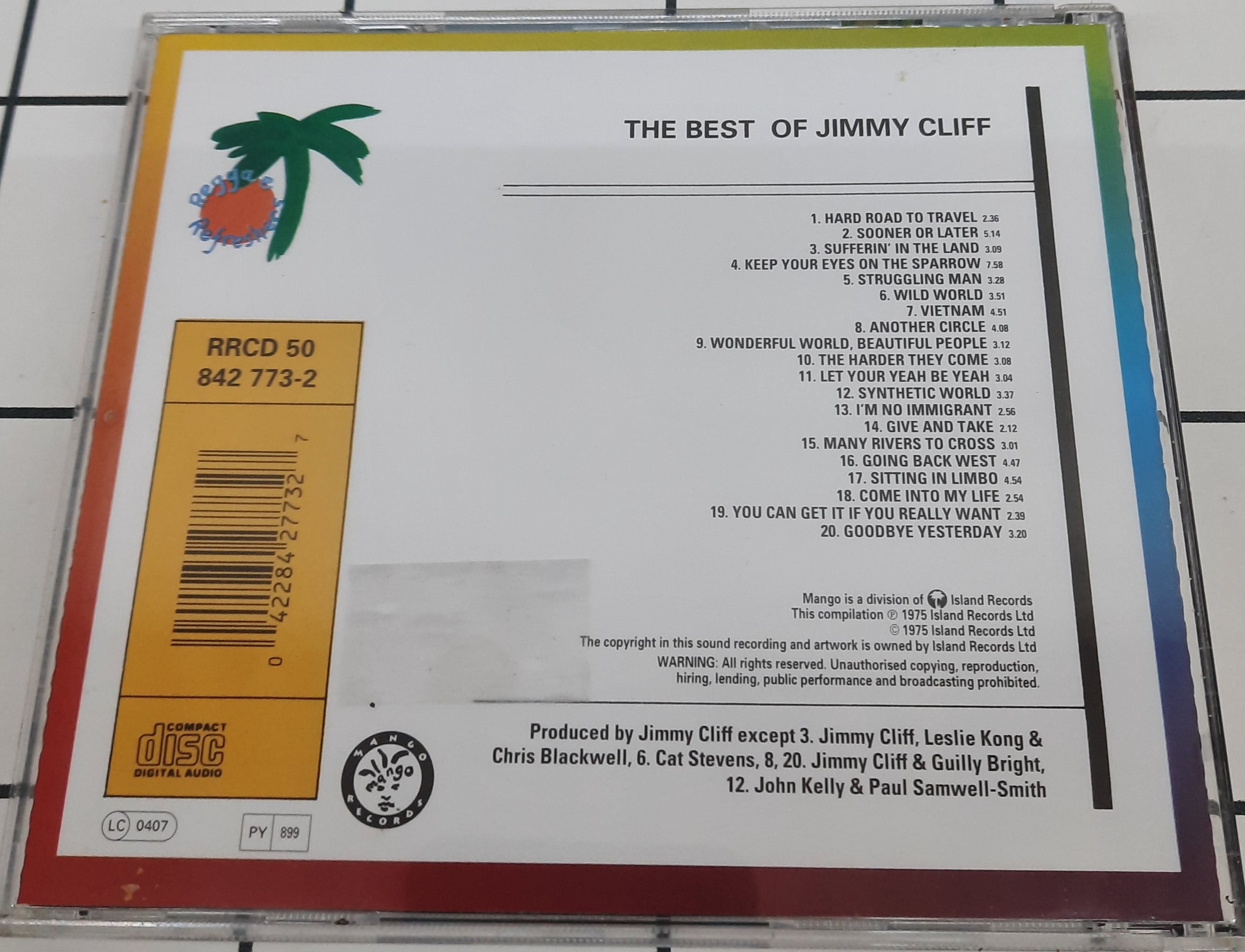 Jimmy Cliff - The Best Of Jimmy Cliff (CD)