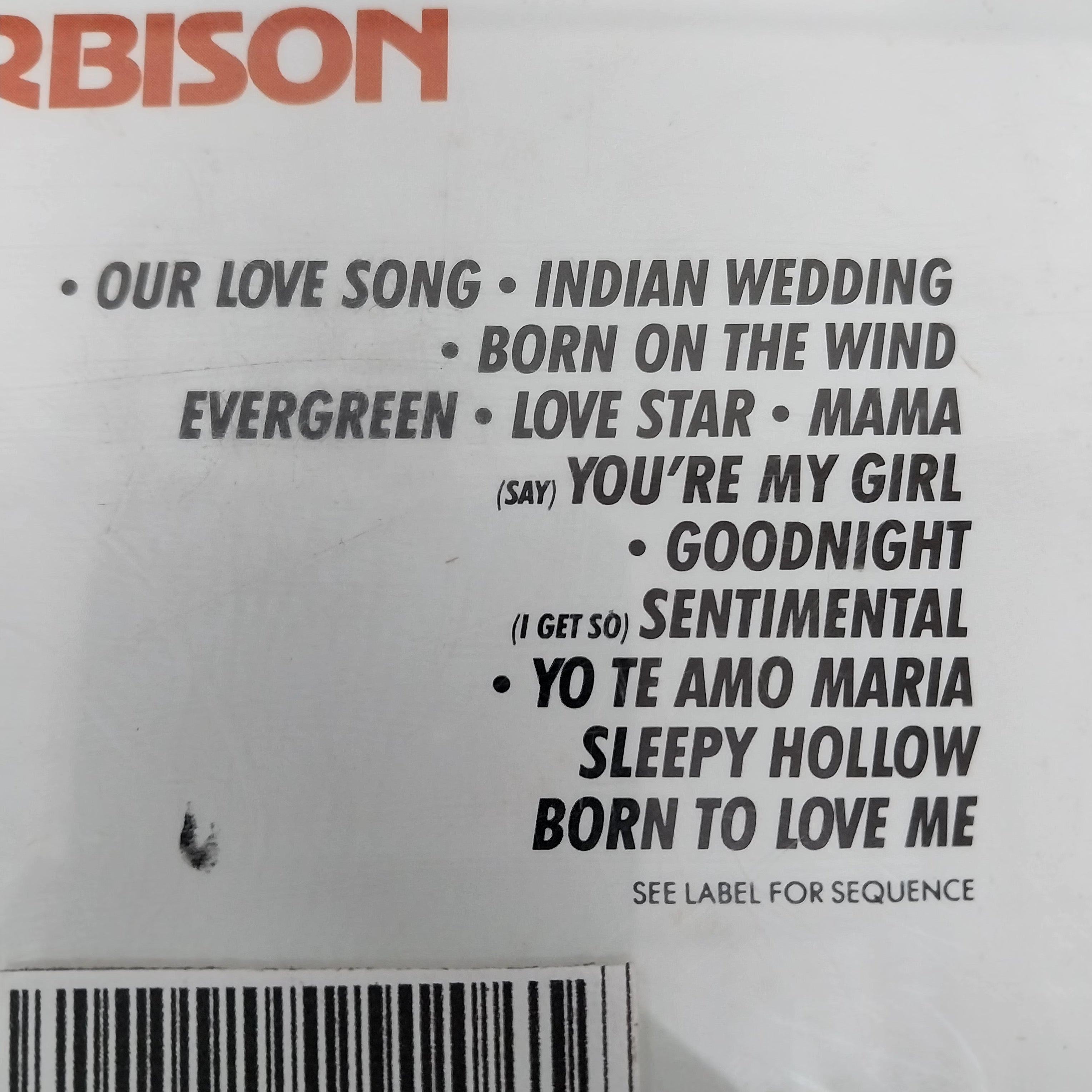 Roy Orbison - Our Love Song (CD)