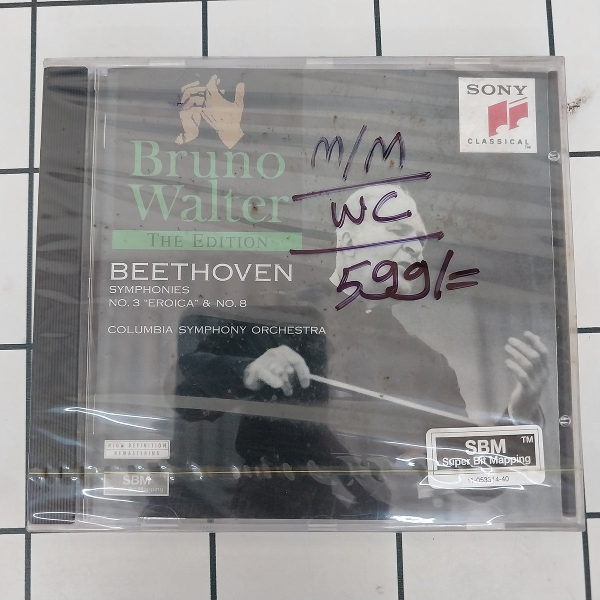 Bruno Walter, Ludwig Van Beethoven, Columbia Symphony Orchestra - Symphony No.3 In E-Flat Major,Op.55 "Eroica"  & No.8 In F Major,Op.93 (CD)