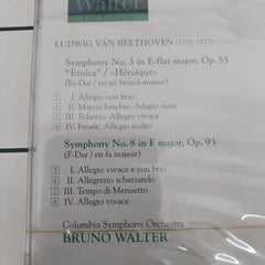 Bruno Walter, Ludwig Van Beethoven, Columbia Symphony Orchestra - Symphony No.3 In E-Flat Major,Op.55 "Eroica"  & No.8 In F Major,Op.93 (CD)