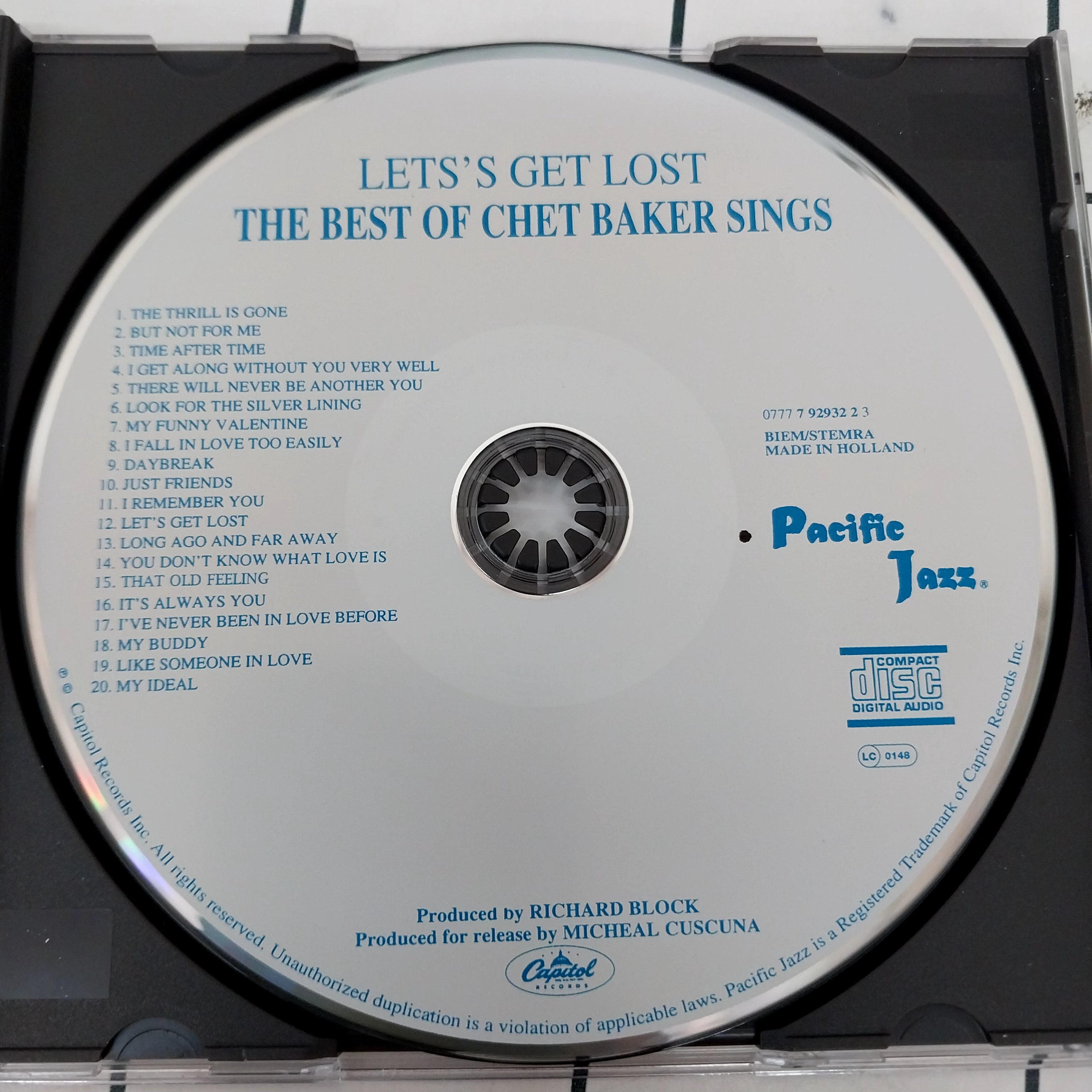 Chet Baker - The Best Of Chet Baker Sings (CD)