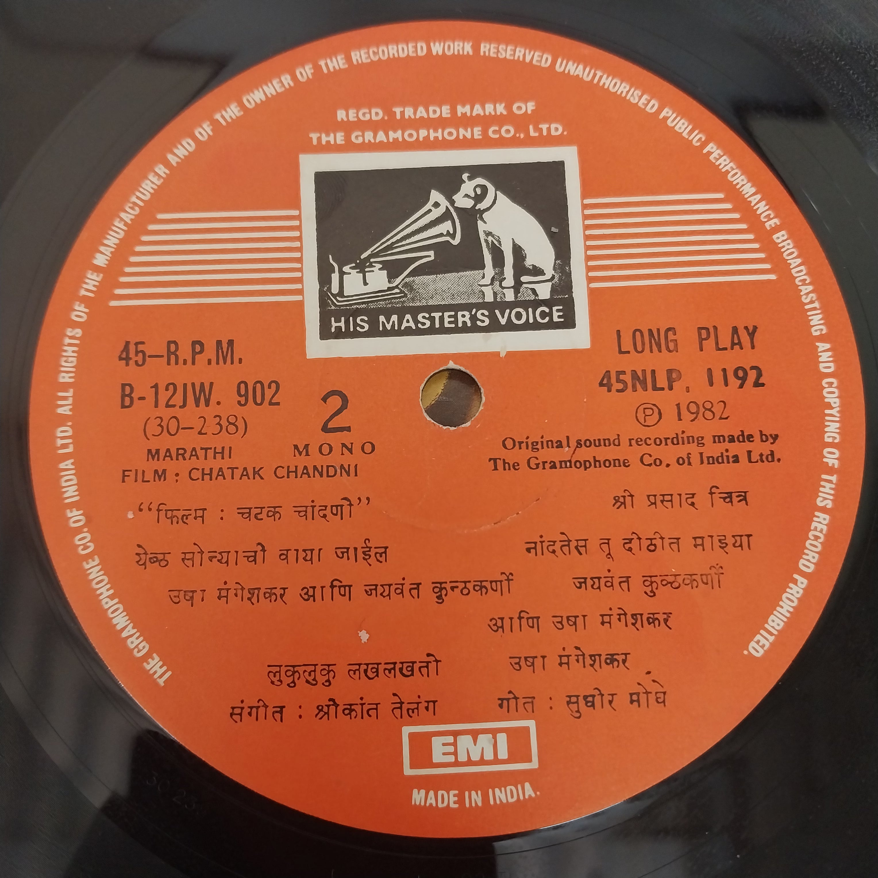 श्रीकांत तेलंग - चटक चांदणी (Vinyl)