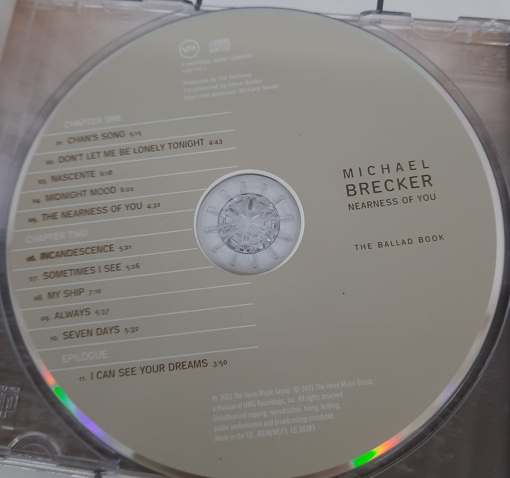 Michael Brecker - Nearness Of You (The Ballad Book)  (CD)