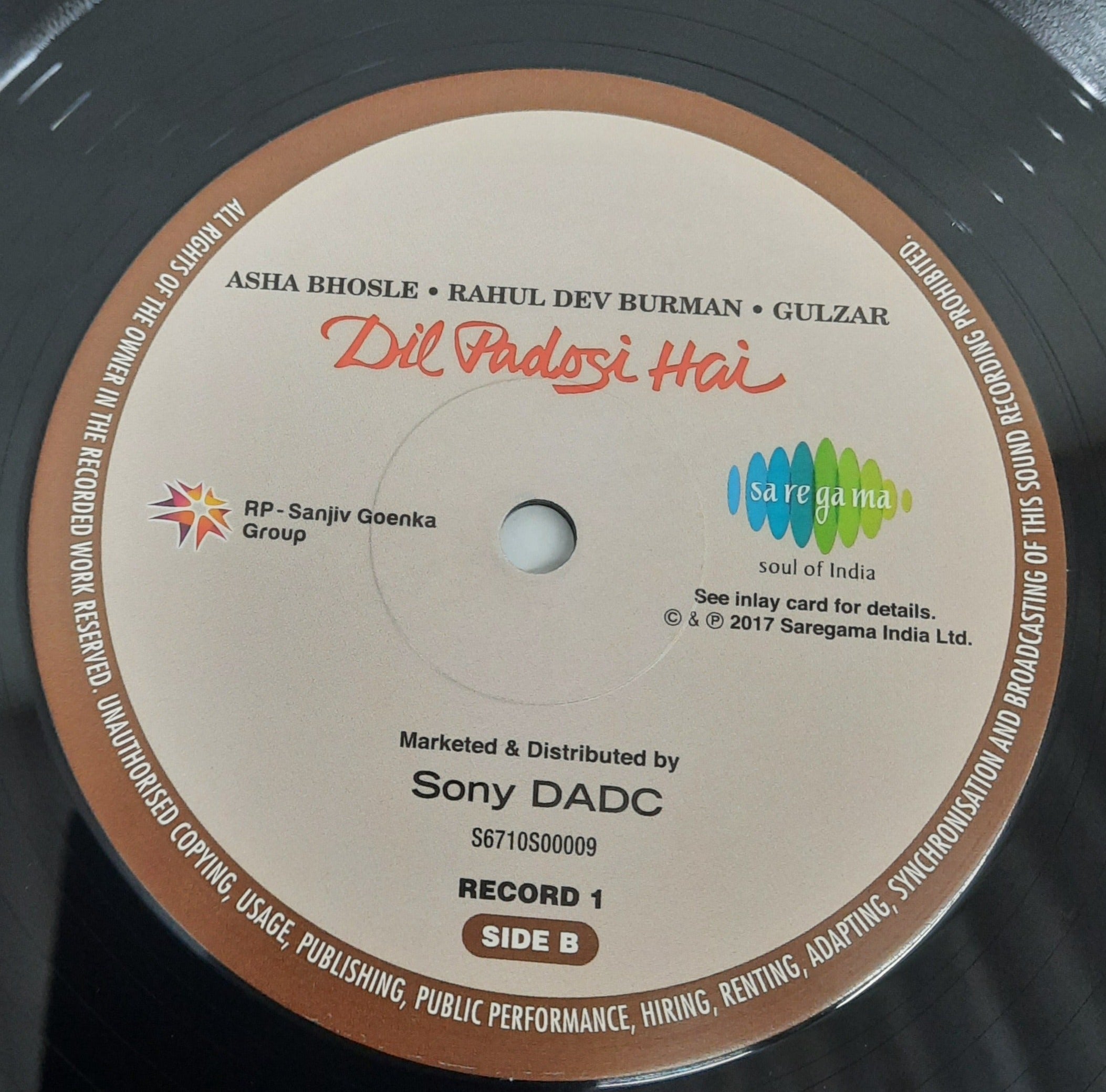 Asha Bhosle • R. D. Burman • Gulzar - Dil Padosi Hai (Vinyl) (2)