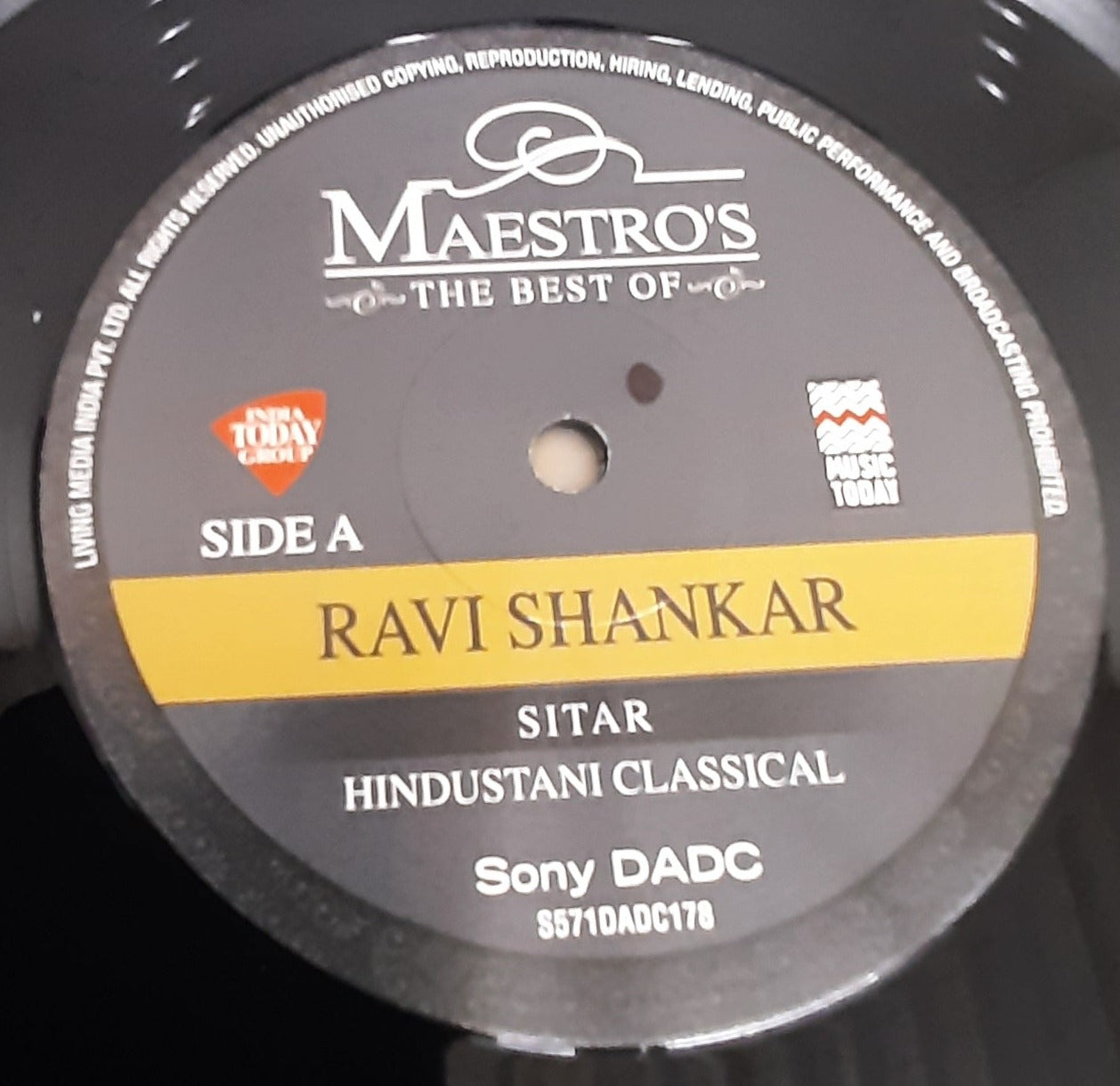 Ravi Shankar - The Best Of Maestro's - Sitar Hindustani Classical (Vinyl)