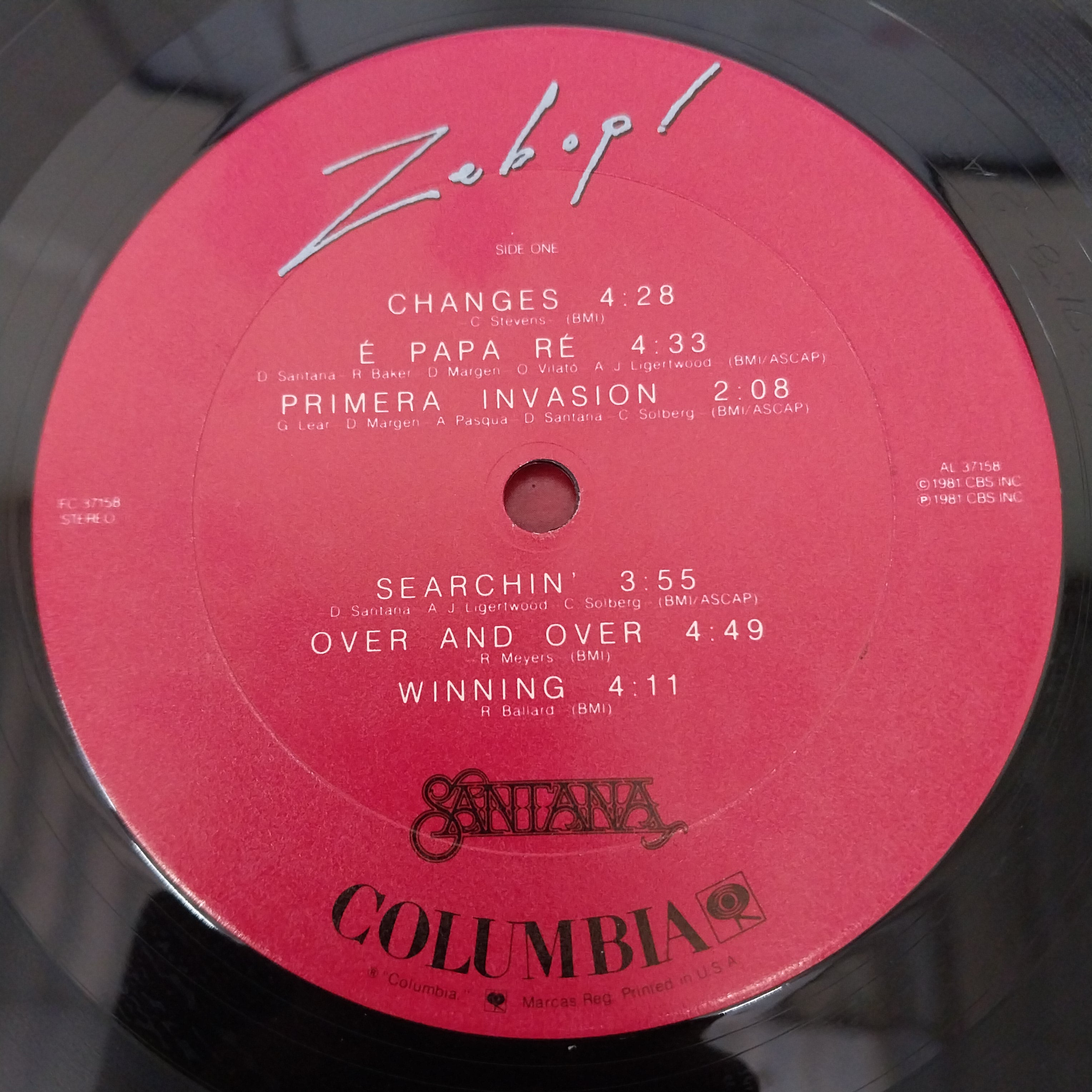 Santana - Zebop! (Vinyl)