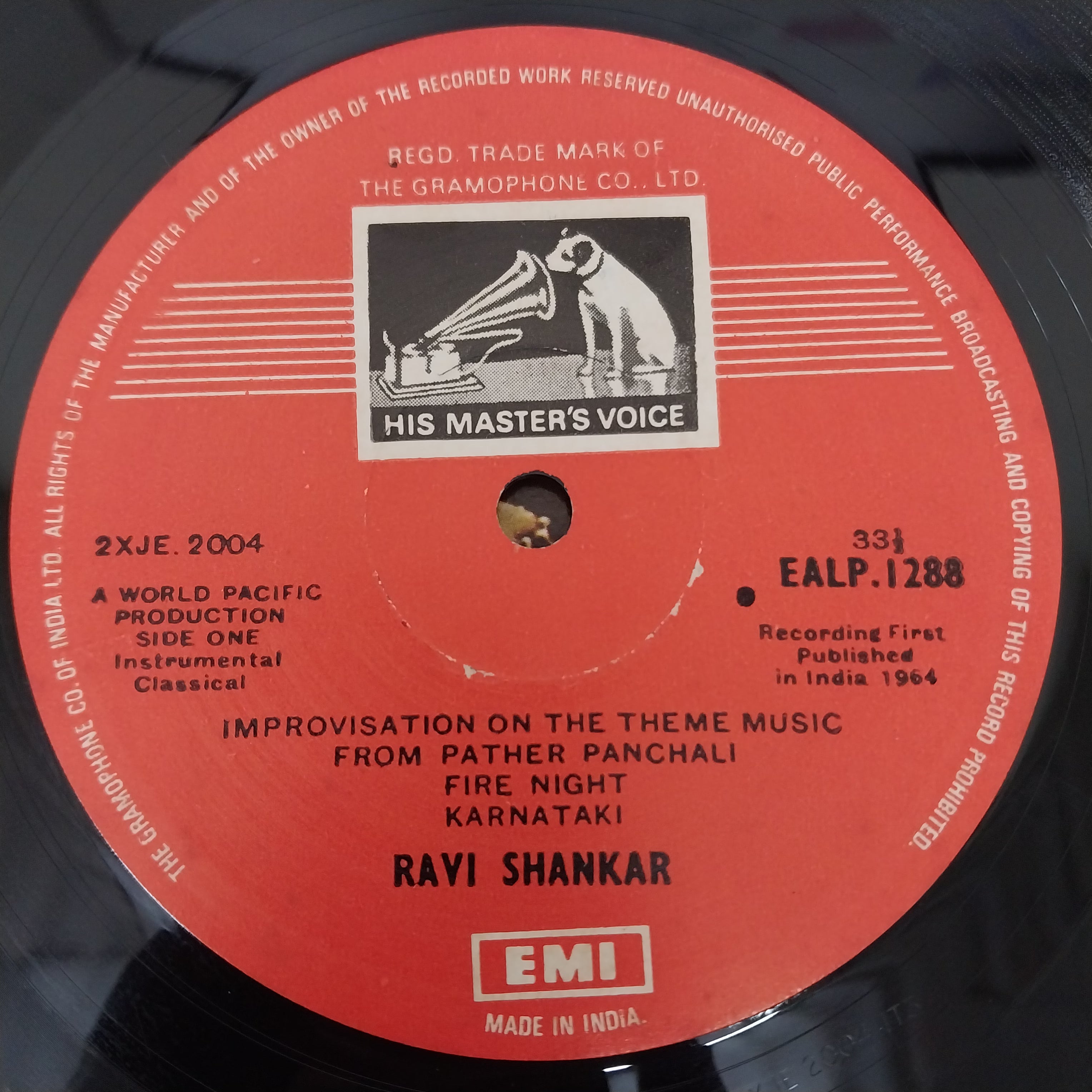 Ravi Shankar - Improvisations & Theme From Panther Panchali (Vinyl)